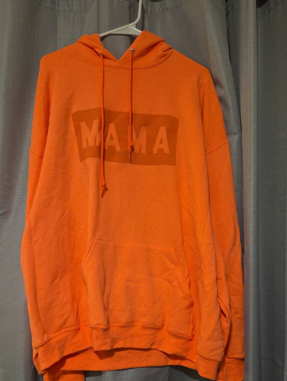 Orange/Coral 'MAMA' Hoodie Sweatshirt